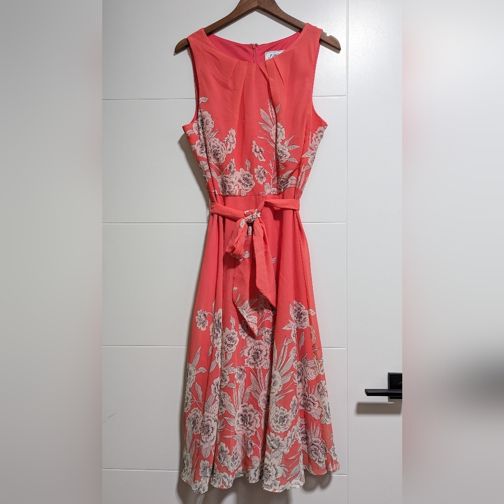 Jessica Howard coral pink dress size 14